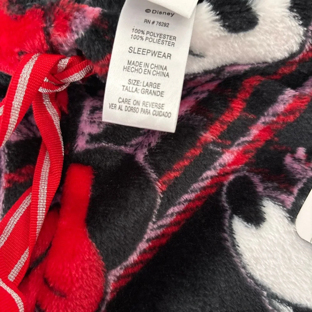 Disney Minnie Mouse Pajama Pants - Red, Black, and White - Picture 6 of 10